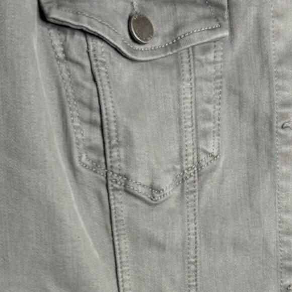 Liverpool Jeans Classic Denim Jacket Stretch Slub Twill - Sharkskin (Gray) - XL - Picture 9 of 15